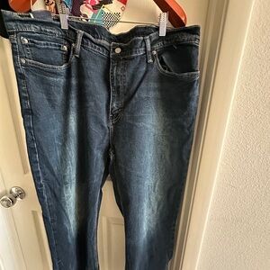 Levi's Dark Blue Straight Jeans
